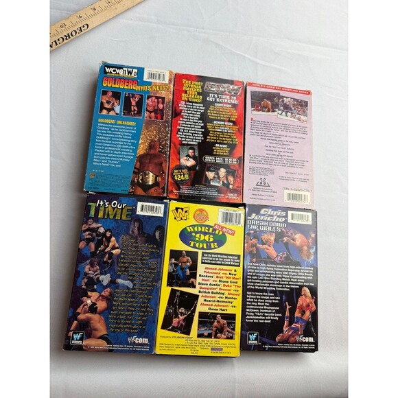 WWF- World Wrestling Federation VHS Lot Of 6: Bundy/Jericho/Triple H/Chyna - Picture 5 of 5